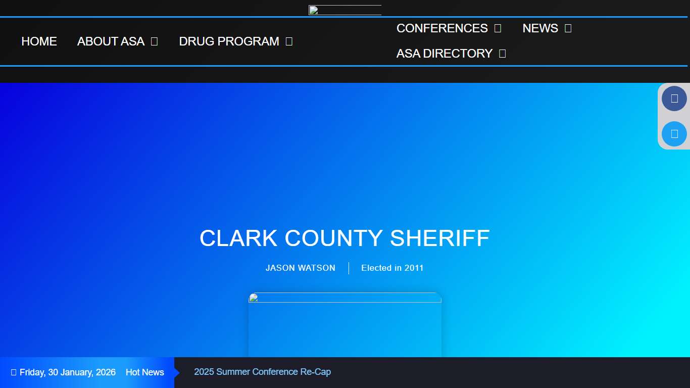 CLARK COUNTY SHERIFF – Arkansas Sheriff Association